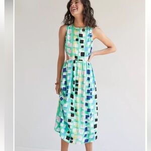 Corey Lynn Calter Abstract Midi Dress